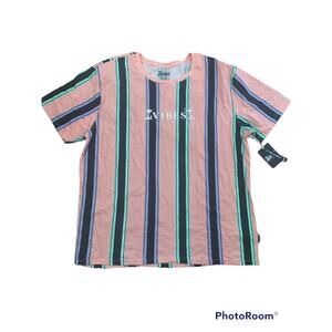 Brooklyn clothing co mens striped vacation vibes shirt size 3xl big and tall